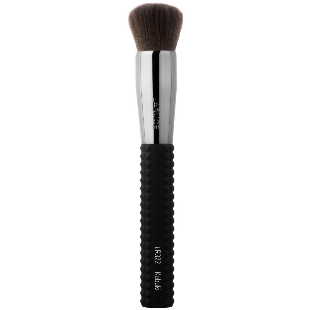 🟢 3/$29! Laruce KABUKI Foundation Brush in Black LR322 Synthetic *BNIP